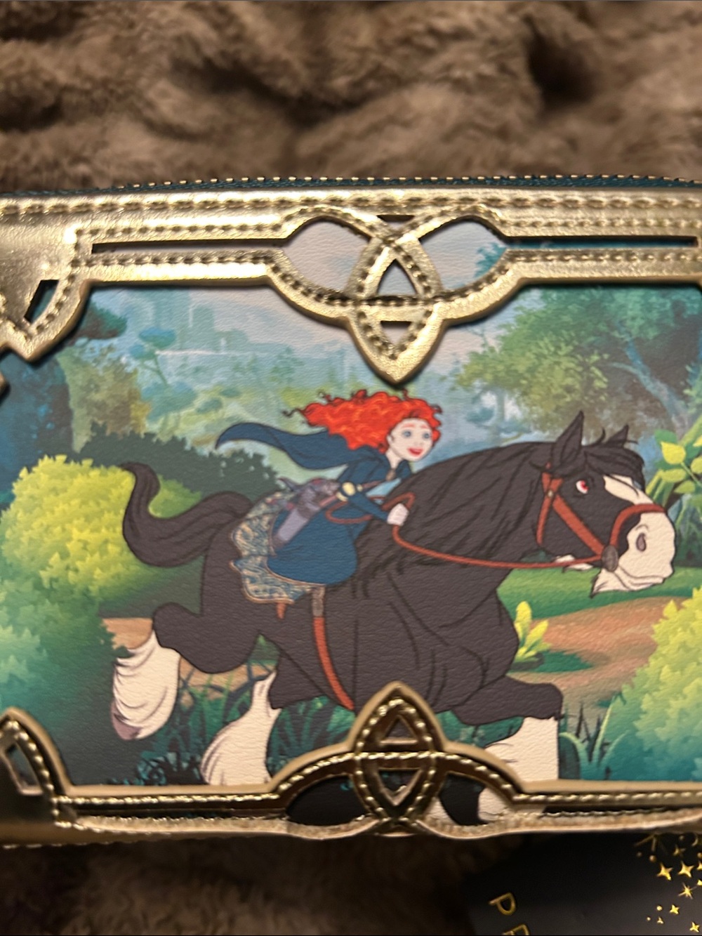 Loungefly Disney Princess Wallet - Green and Black - Picture 4 of 11